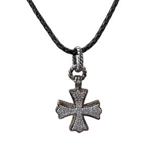 EFFY Sterling Silver & 18K Gold Diamond Pavé
Necklace